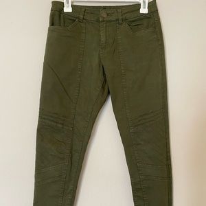 BP Army green skinny jean